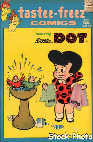 Tastee-Freez Comics #1 © 1957 Harvey, Featuring Little Dot